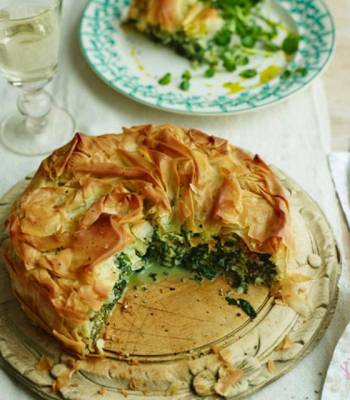 Spring spanakopita 