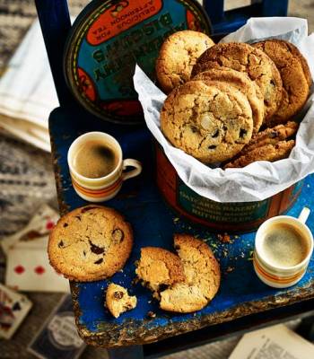 Gourmet chocolate macadamia cookies