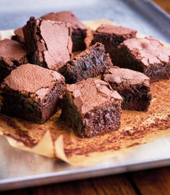Belgian chocolate brownies