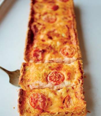 Prawn cocktail quiche