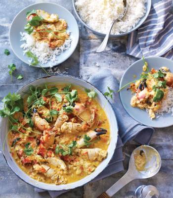 Sri Lankan-style crab curry