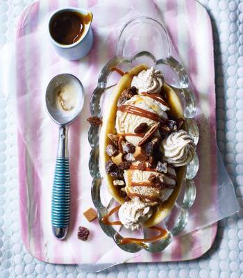 Rum banana split