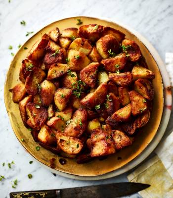 Roast potato cake