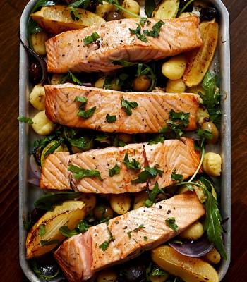 Italian-style salmon
