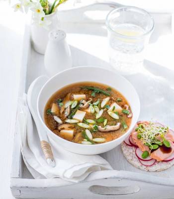 Miso soup with tofu