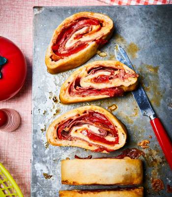 ‘Meat feast’ pizza roll