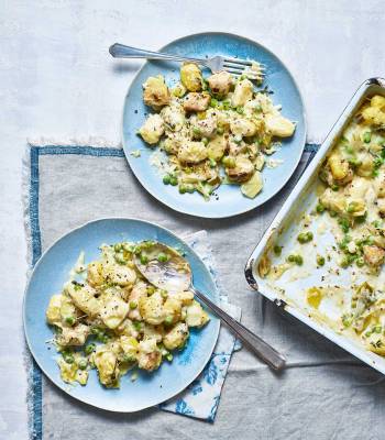 Chicken sausage gnocchi ‘hotpot’