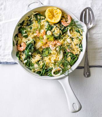 Seafood orzotto