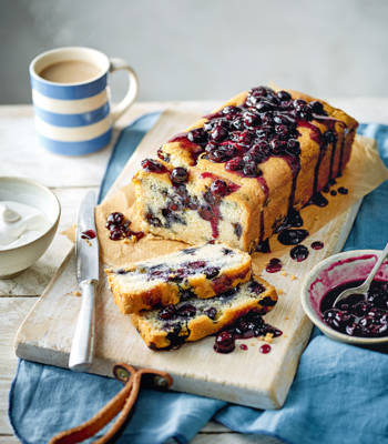 Blueberry loaf cake