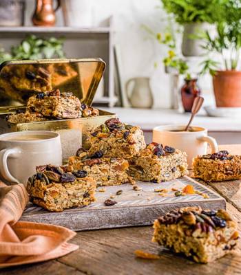 Trail mix flapjacks