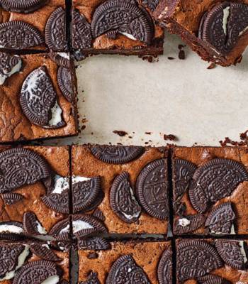 Cookies and cream brownies