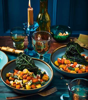 Gnocchi with squash and salsa di noci