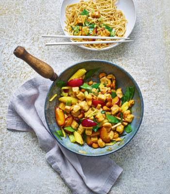 Reader recipe: Stir-fry with Quorn and plums
