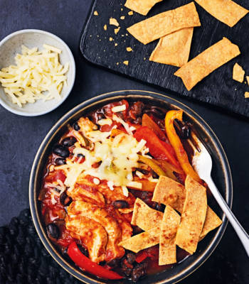 Chicken enchilada stew
