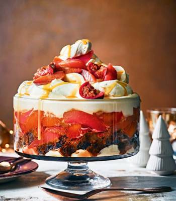 Christmas cake trifle