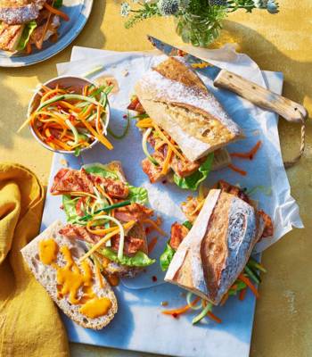 Sponsored: Chinese-style pork rolls with quick pickled slaw