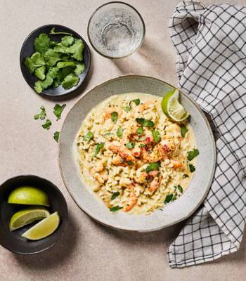 Thai green prawn risotto