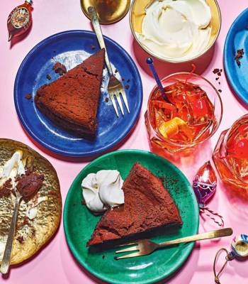 Old fashioned chocolate-orange torte