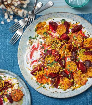 Burnt orange and beetroot salad