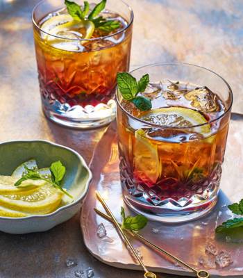 Blueberry mint julep