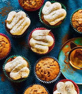Pumpkin spice cupcakes