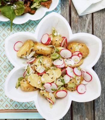 Lightly spiced potato salad