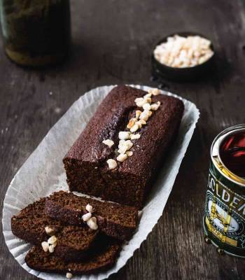 Malted pumpkin ginger bread