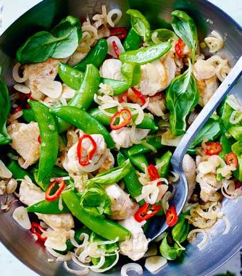 Thai turkey stir-fry