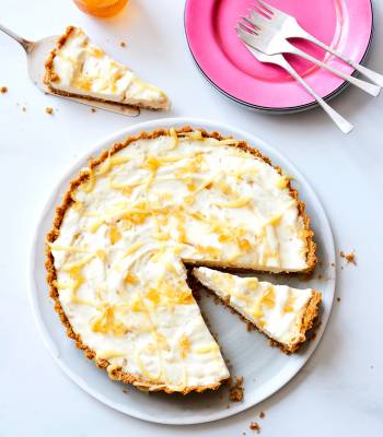 Lemon ginger crunch tart
