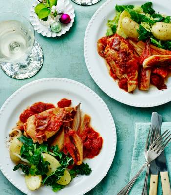 French-style chicken and fennel braise