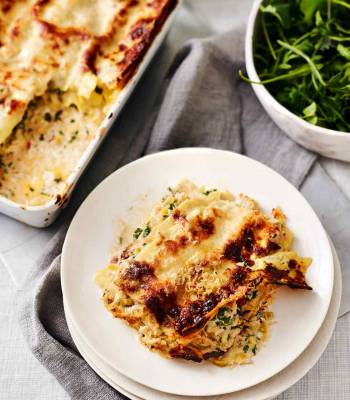Crab lasagne