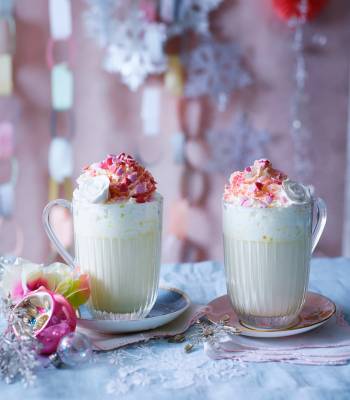 White Christmas hot chocolate
