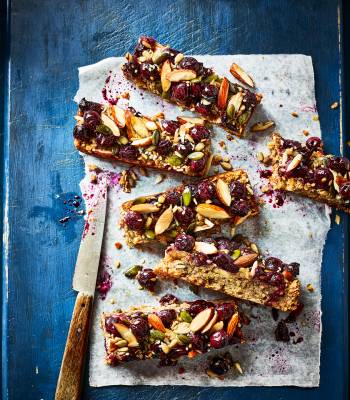 Blueberry burst breakfast bars