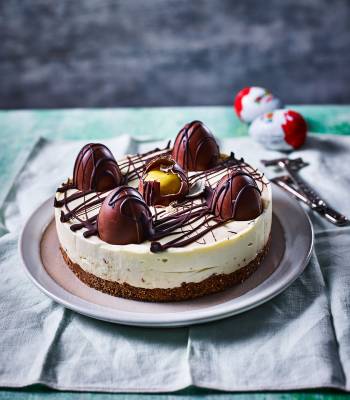 Kinder Egg cheesecake