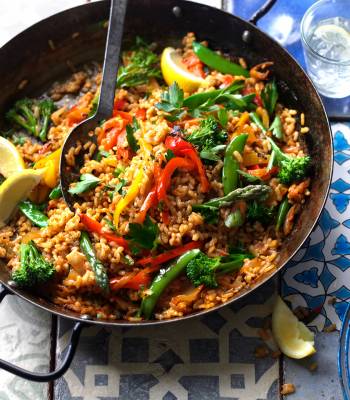 Veggie paella