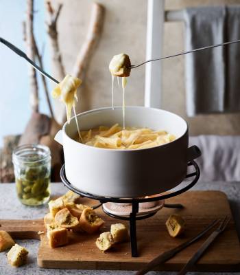 Fondue mac and cheese