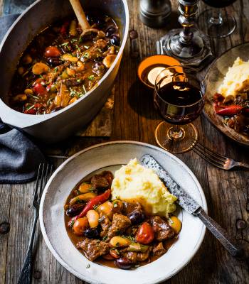 Mediterranean beef stew