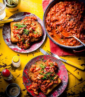 Bloody Mary baked beans