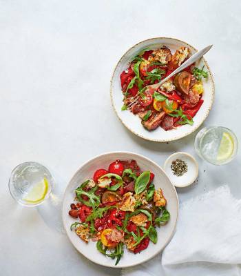 BLT panzanella salad