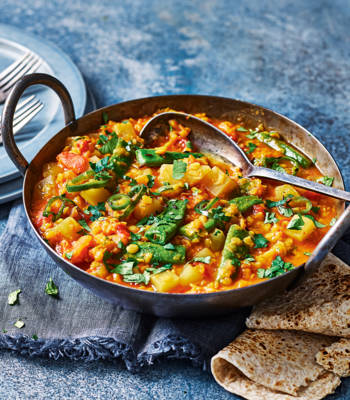 Green bean and mango dhal