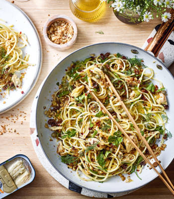 Sicilian-inspired pantry pasta