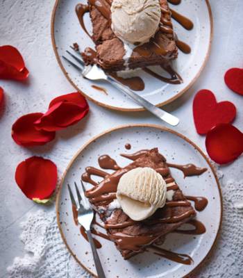 Chocolate brownie pudding