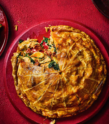 Chicken and chorizo pithivier