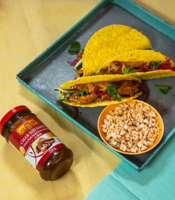 Sponsored: Chicken tacos with Char Siu sauce
