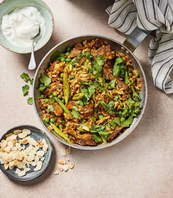 Quick lamb biryani