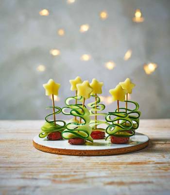 5-ingredient Christmas tapas trees