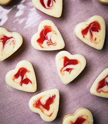 Strawberries and cream fudge