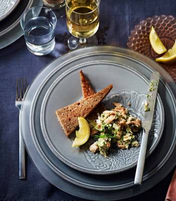 Hot smoked trout pâté