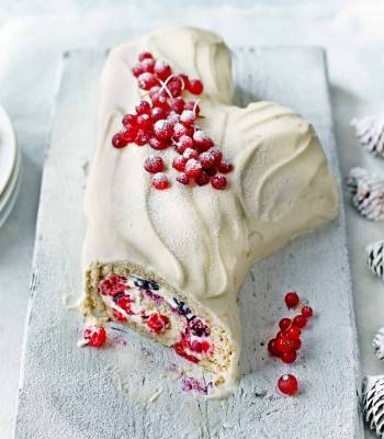 White chocolate Bûche de Noël