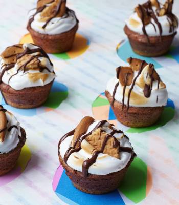S’mores cupcakes